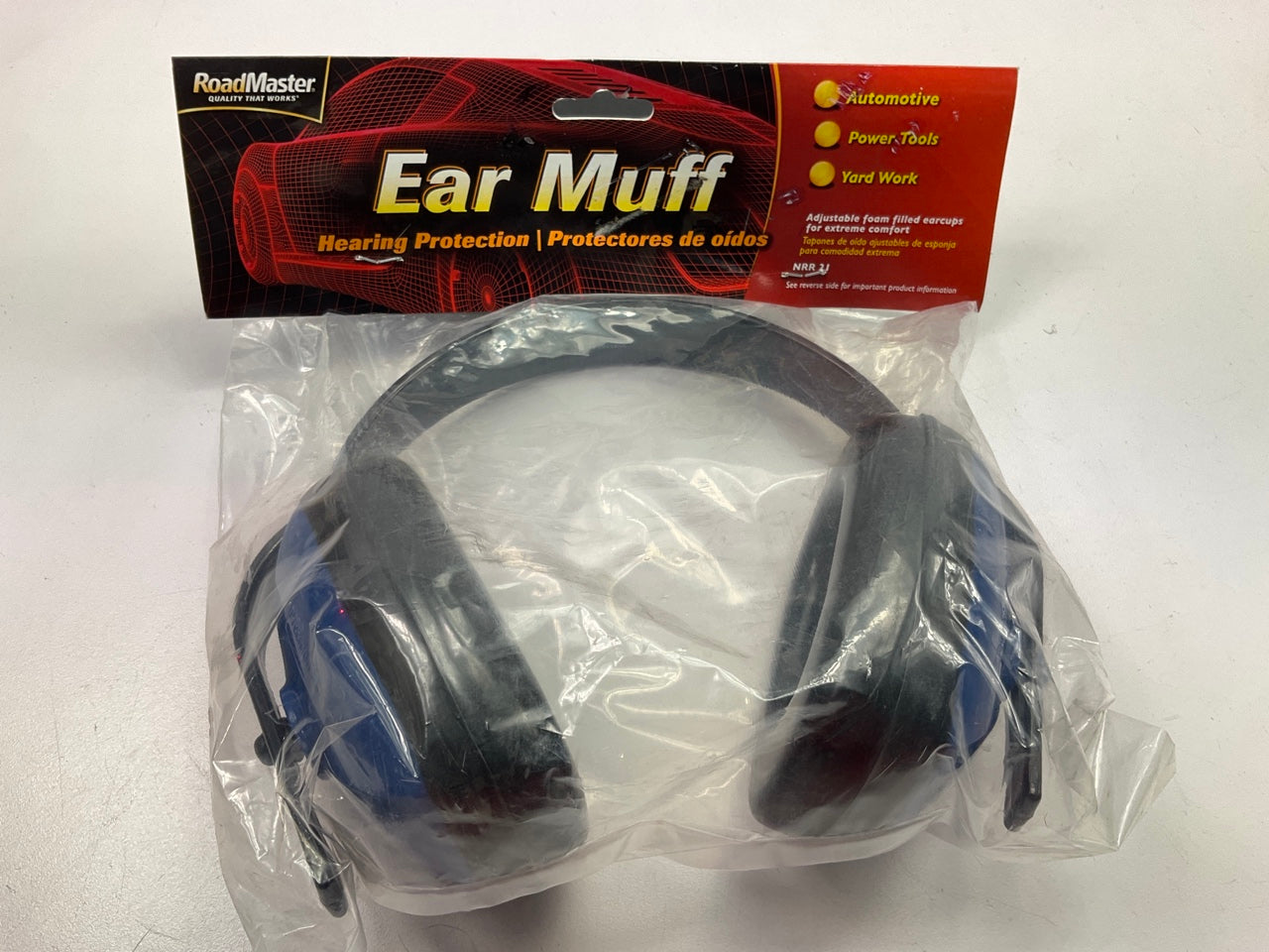 ROADMASTER PH500HB Precision Safety Ear Muff Hearing Protector, NRR 21 Decibels