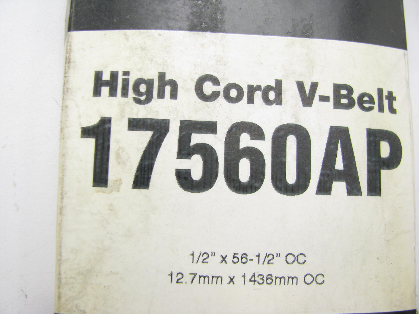 Roadmax 17560AP Accessory Drive Belt - 0.53'' X 56.00'' - 36 Degree