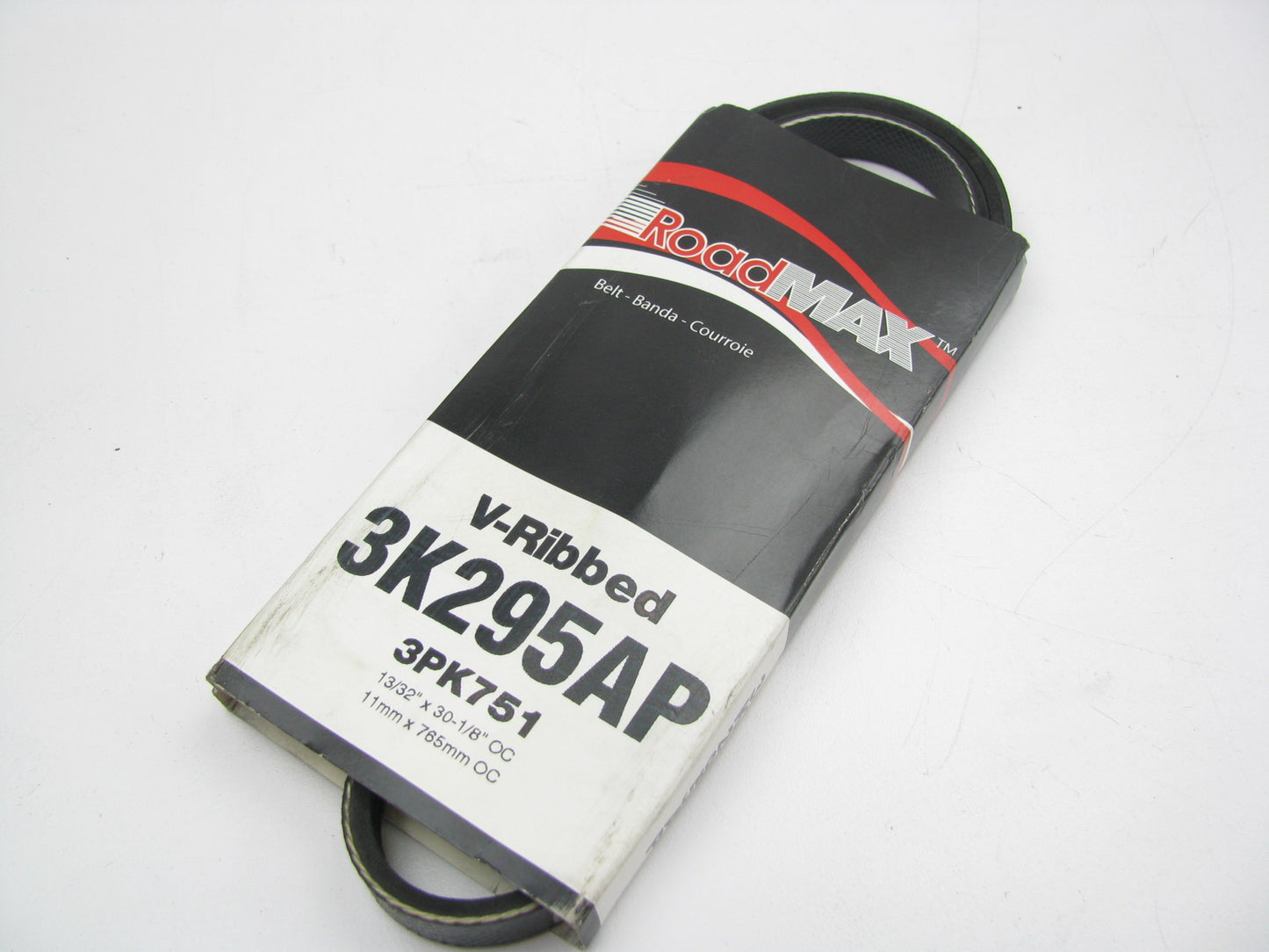 Roadmax 3K295AP Serpentine Belt - 0.42'' X 29.50'' - 3 Ribs