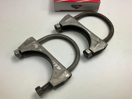 (2) Roadpro 2214 Exhaust Clamps - 2-1/4''  (2.25'')