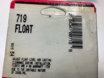 Roadpro 719 Carburetor Float - Rochester 2BBL 4BBL