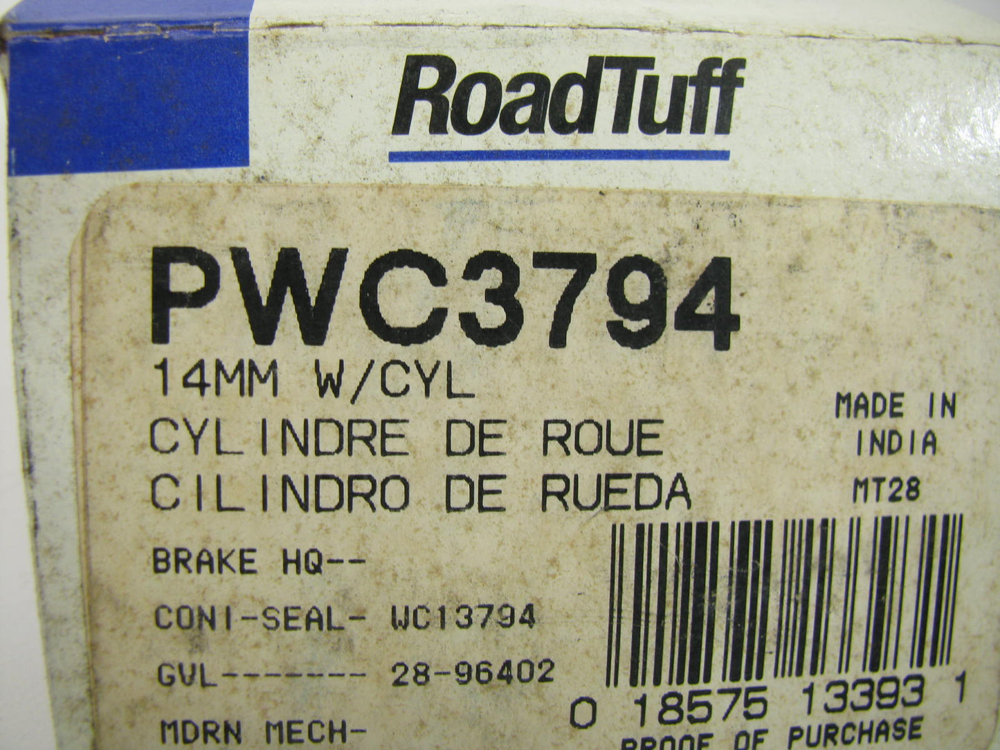 Roadtuff PWC3794 Drum Brake Wheel Cylinder - Rear Left / Right