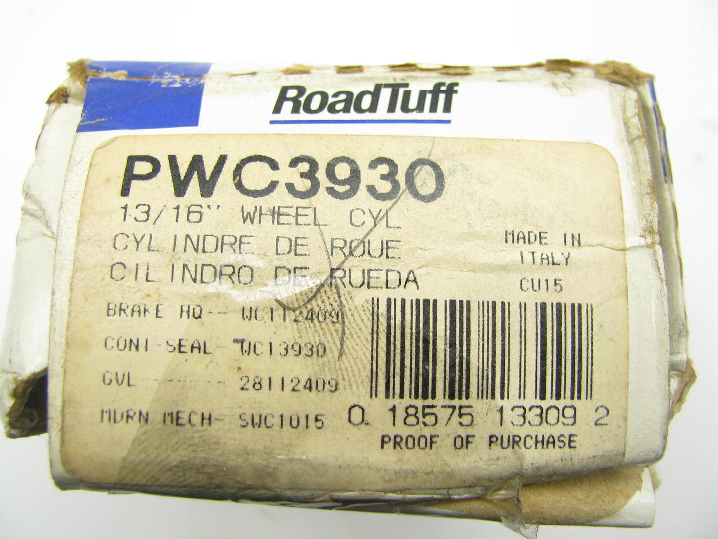 Roadtuff PWC3930 REAR Drum Brake Wheel Cylinder