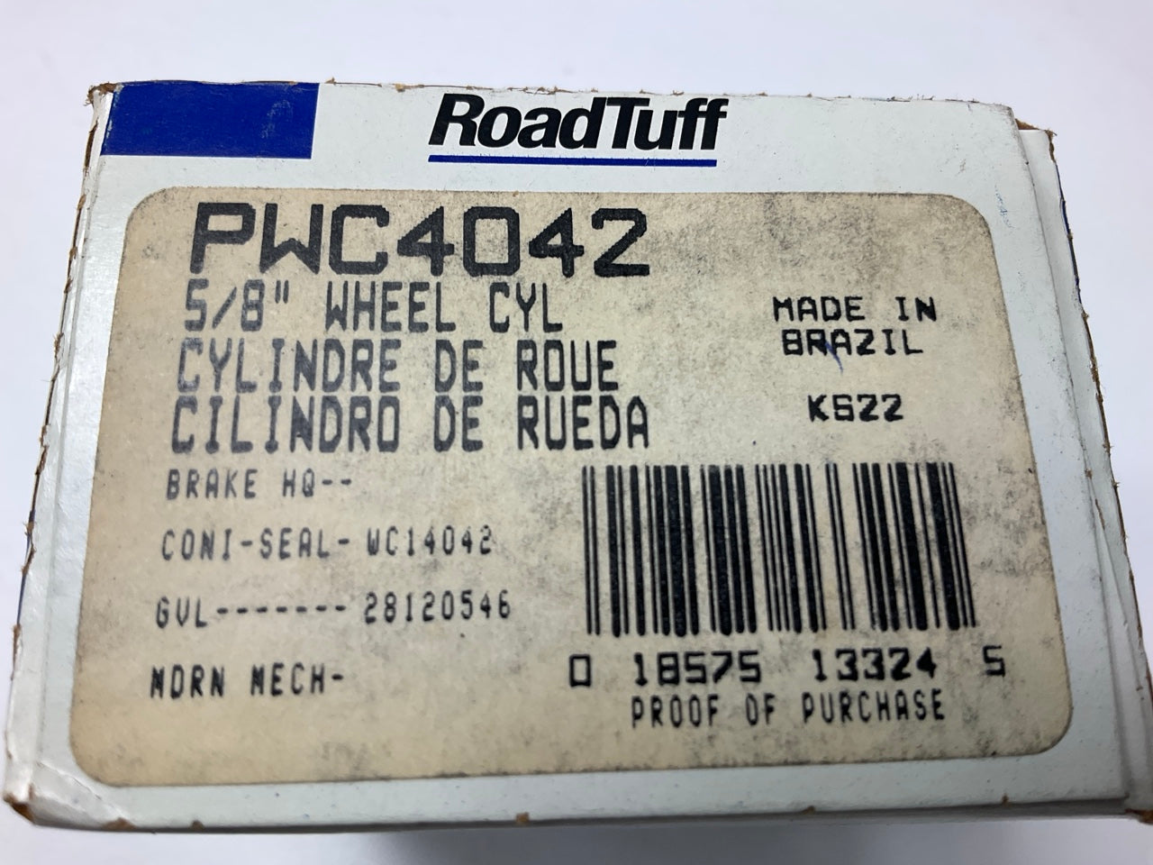 Roadtuff PWC4042 Rear Left Drum Brake Wheel Cylinder