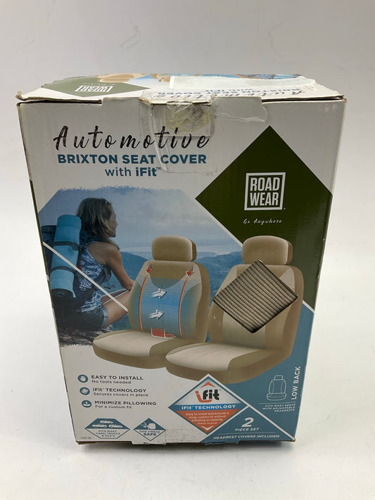 Roadwear 7120-50 Brixton Ifit Low Back Universal Seat Covers, Tan, Does 2 Seats