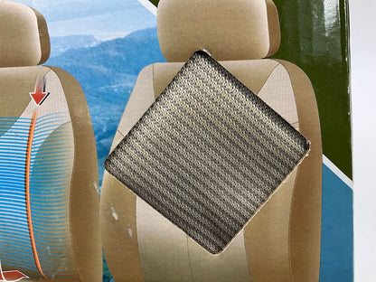 Roadwear 7120-50 Brixton Ifit Low Back Universal Seat Covers, Tan, Does 2 Seats