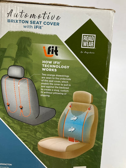 Roadwear 7120-50 Brixton Ifit Low Back Universal Seat Covers, Tan, Does 2 Seats