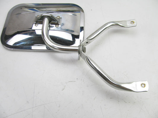 NOS Roberk 785 ( 7-1/2x10-1/2 ) Chrome Steel  3-point Truck - Van Mirror
