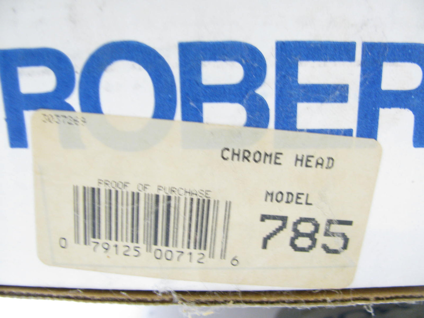 NOS Roberk 785 ( 7-1/2x10-1/2 ) Chrome Steel  3-point Truck - Van Mirror