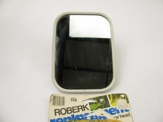 5.5 X 7.5 In.,  Steel, Ball Swivel Replacement   Mirror Roberk 795