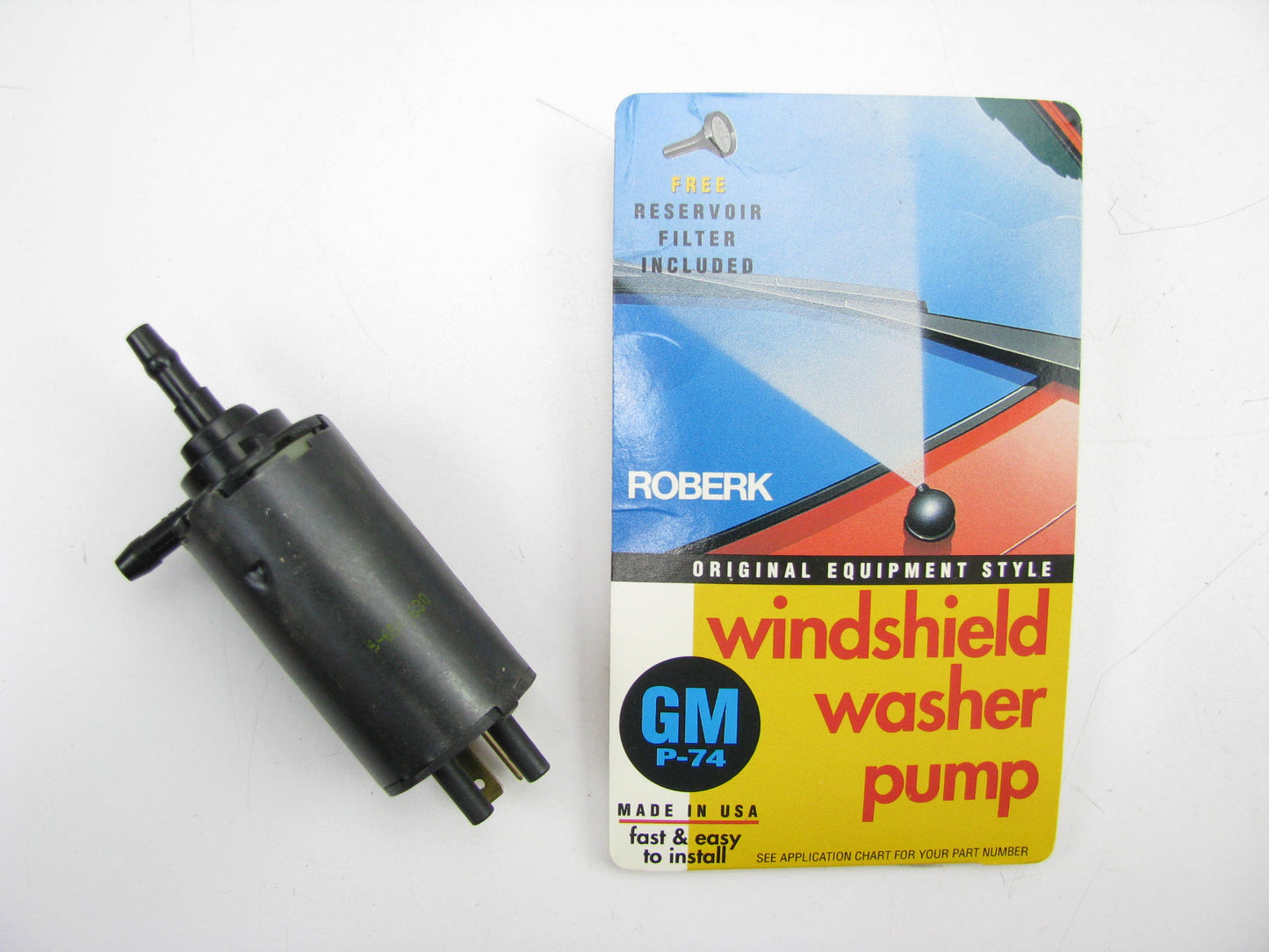 Roberk P-74 Windshield Washer Pump - Front / Rear