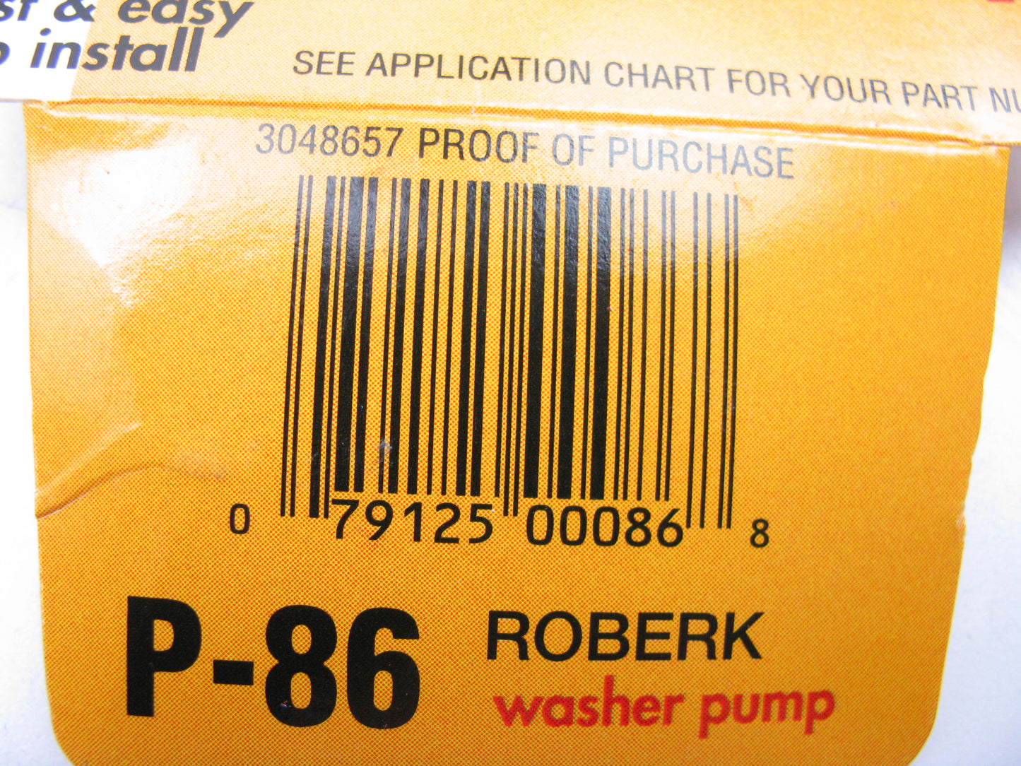 Roberk P-86 Windshield Washer Pump