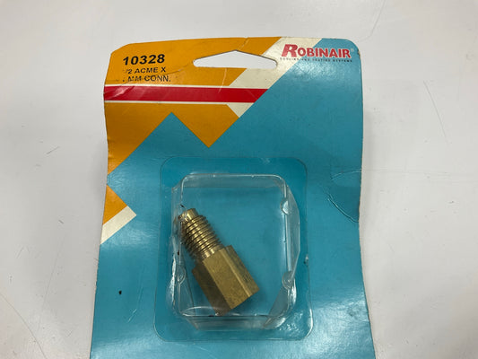 Robinair 10328 Hose Extension Coupler, 1/2'' ACME - 14mm To Female Fitting
