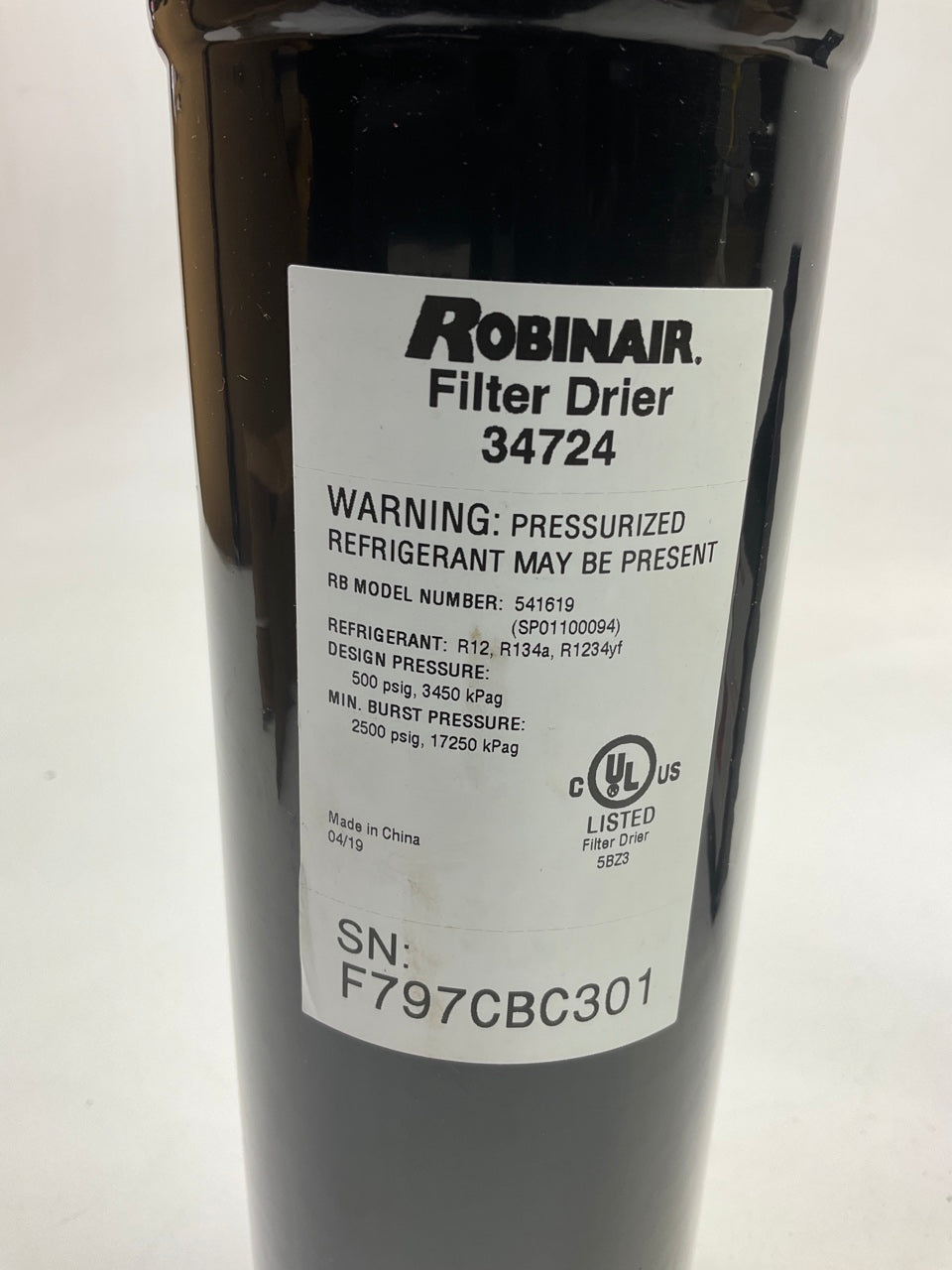 Robinair 13172 Spin On Filter-Drier And 16oz Vacuum Pump Oil Maintenance Kit