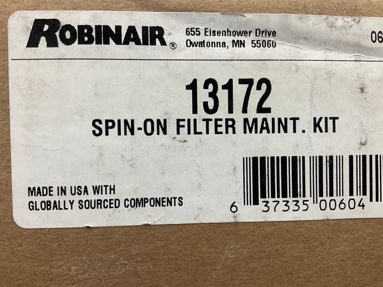 Robinair 13172 Spin On Filter-Drier And 16oz Vacuum Pump Oil Maintenance Kit