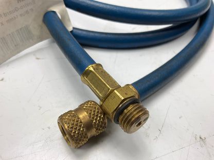 Robinair 13187 Low Side Conversion Hose 6' Blue 14mm X 1/4'' FFL Adapter
