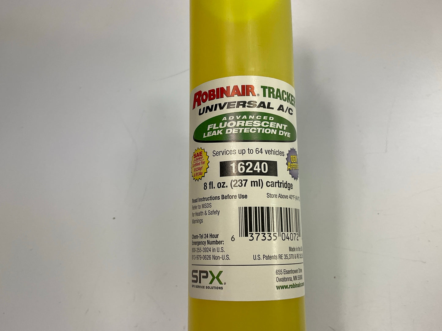 Robinair Tracker 16234 A/C Injection System: A/C Fluorescent Dye & Injector Gun