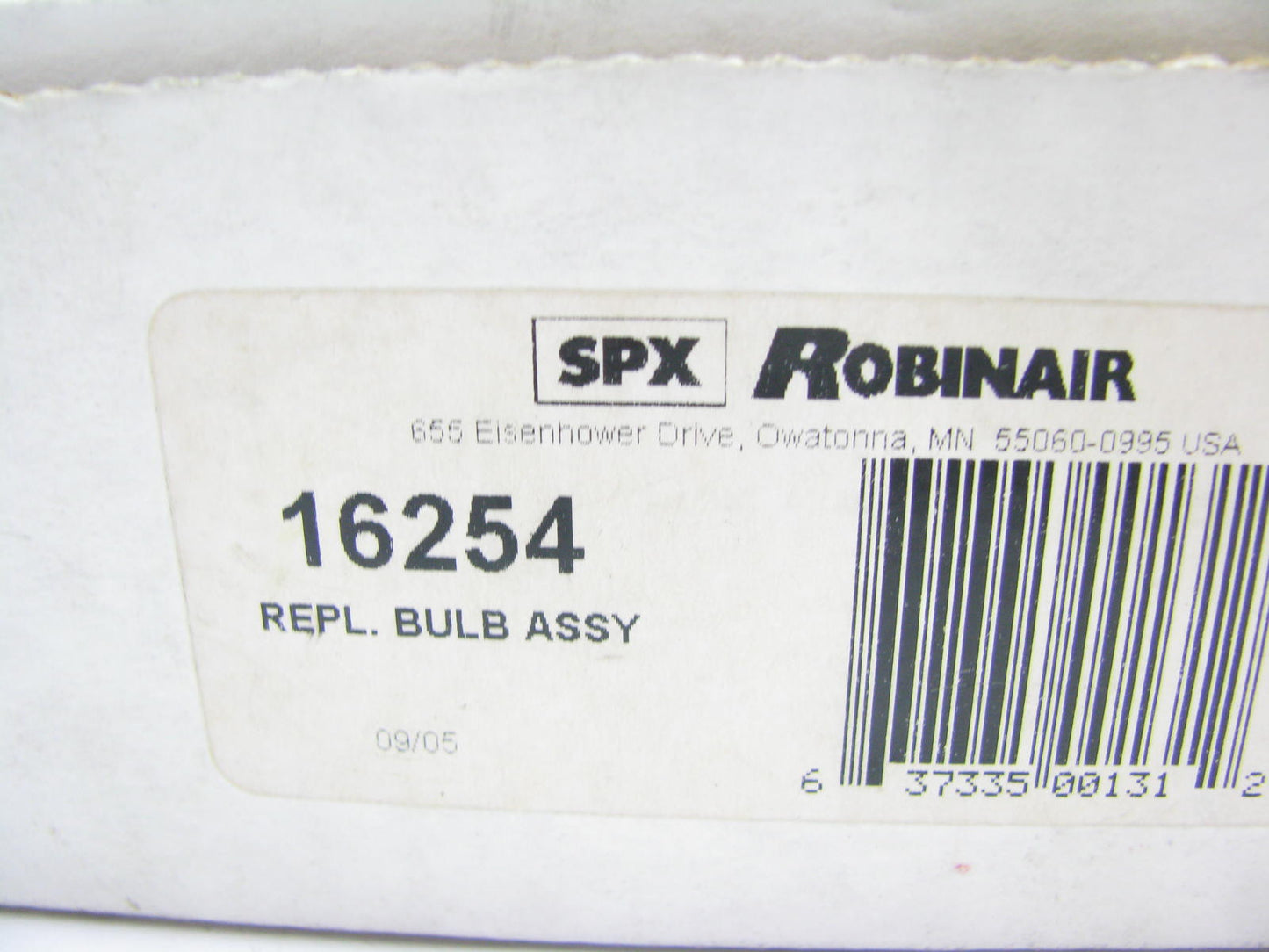 Robinair 16254 Replacement Bulb For Tracker UV Lamp - 12V 50W 3200K