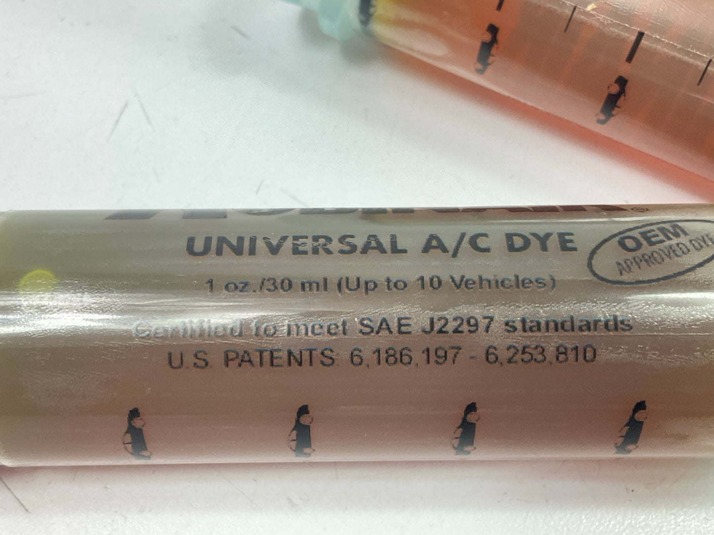 (4) ROBINAIR 16356 Universal A/C Dye Replacement Cartridges, 1 Oz Each