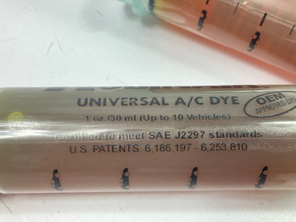 (4) ROBINAIR 16356 Universal A/C Dye Replacement Cartridges, 1 Oz Each