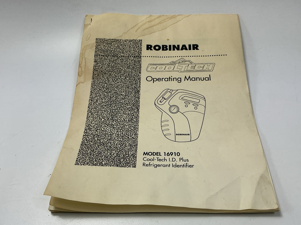 DAMAGED TUBE As Is NEW Robinair 16910 A/C System Refrigerant Analyzer Identifier
