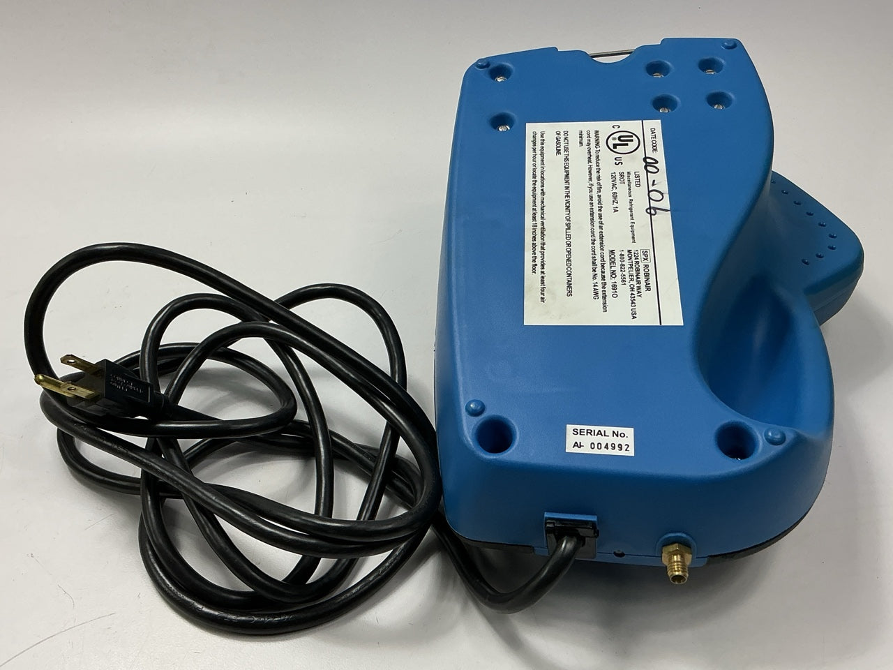 DAMAGED TUBE As Is NEW Robinair 16910 A/C System Refrigerant Analyzer Identifier