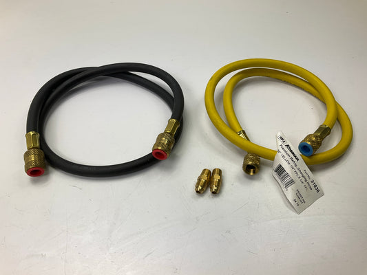 Robinair 17641 Sealant Remover Hose Adapter Kit: 36'' Long Black & Yellow Hoses