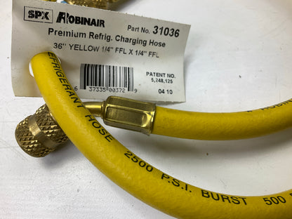 Robinair 17641 Sealant Remover Hose Adapter Kit: 36'' Long Black & Yellow Hoses