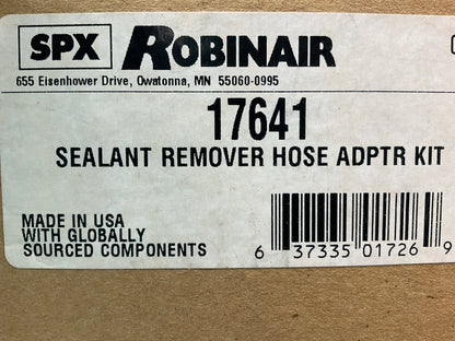 Robinair 17641 Sealant Remover Hose Adapter Kit: 36'' Long Black & Yellow Hoses