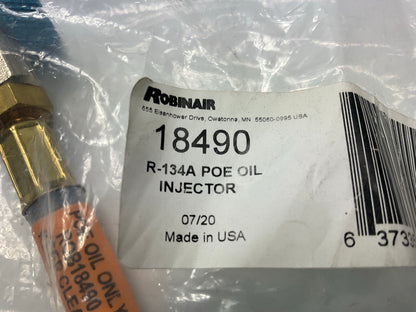 Robinair 18490 134A Poe Oil Injector