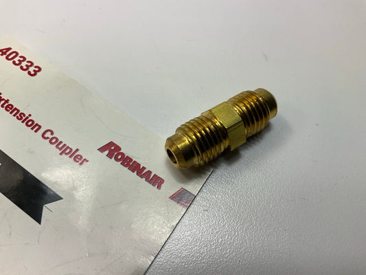 Robinair 40333 1/4 MFL X 1/4 MFL Hose Extension Coupler Without Valve Core