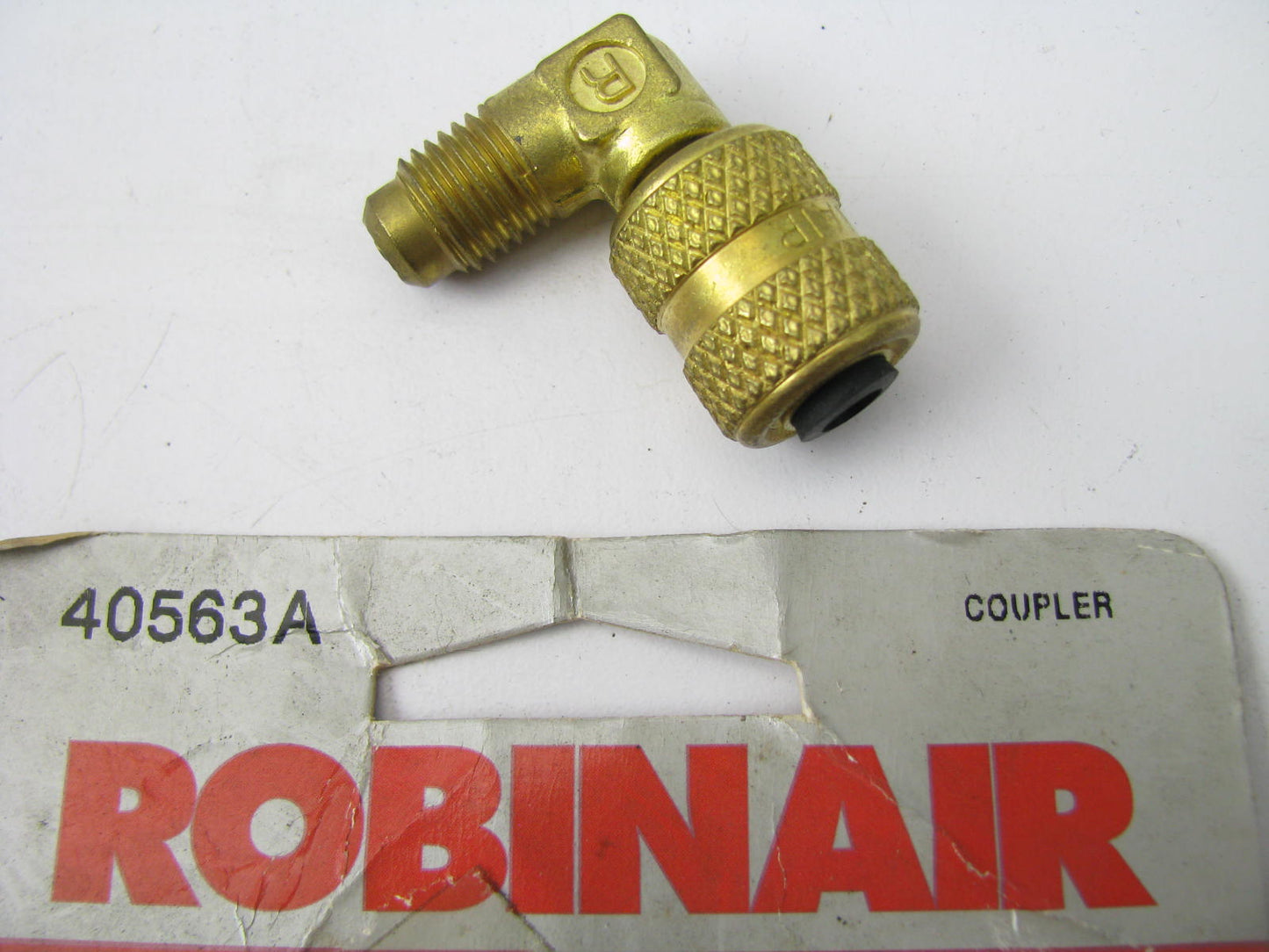 Robinair 40563A Quick Coupler - 1/4'' MFL X 1/4'' FFL 90º Style Adapter