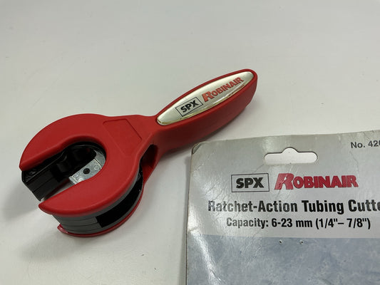 Robinair 42080 Ratcheting Tubing Tube Cutter For 1/4'' To 7/8'' OD Pipe And Tubing