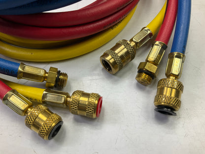 Robinair 60096  Enviro Guard 134A Refrigerant Charging Hose Set 96''