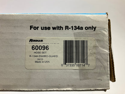 Robinair 60096  Enviro Guard 134A Refrigerant Charging Hose Set 96''