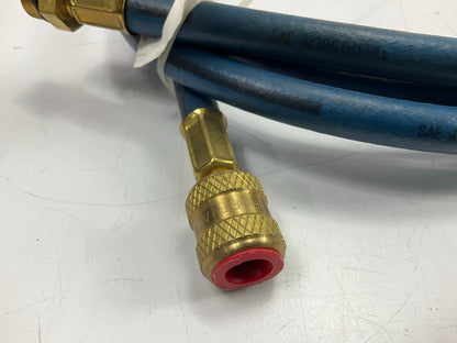 Robinair 62072 AC Enviro-Guard Hose For 134a 72'', Blue Low Side