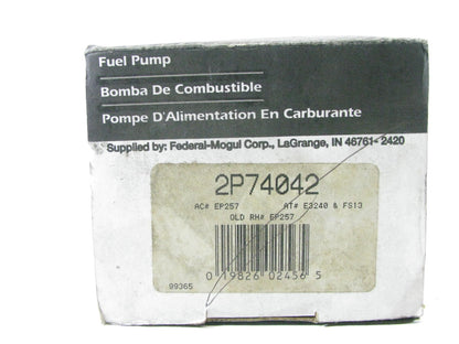 Rockhill 2P74042 Fuel Pump 88-89 LeSabre Bonneville 89 Delta 88 231 3.8L V6