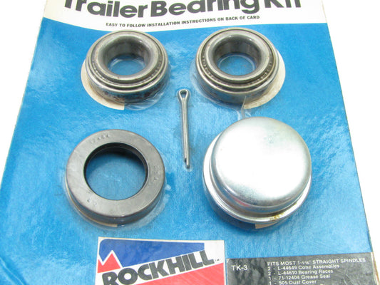 Rockhill TK-3 Trailer Bearing Kit For Most 1-1/16'' Straight Spindles