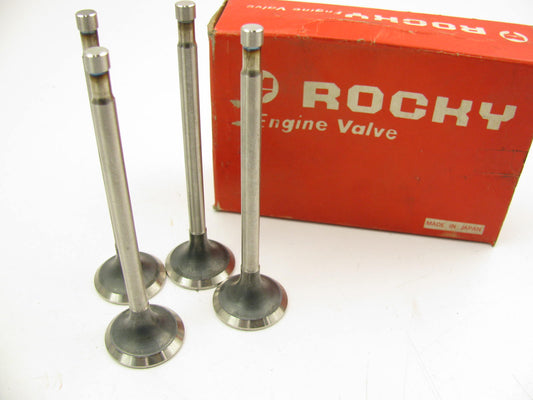 (4) Rocky 021-0633 Engine Exhaust Valve for 1973-1977 Honda Civic 1.2L 1.5L-L4