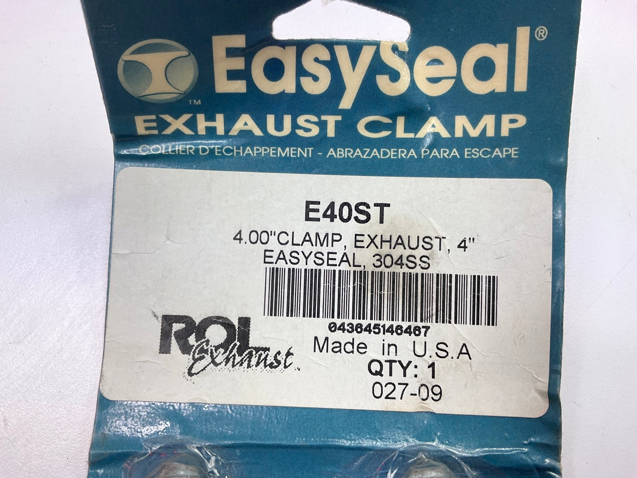 Rol Exhaust E40ST Stainless Steel Exhaust Band Clamp 4''