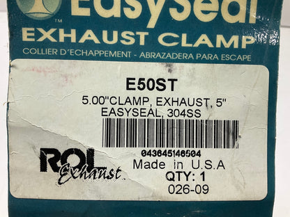 Rol Exhaust E50ST Stainless Steel Exhaust Band Clamp 5''