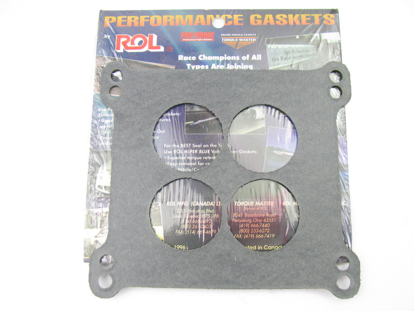 Rol Gasket CM0055-001 Carburetor Mounting Gasket For Carter / Holley 4-BBL