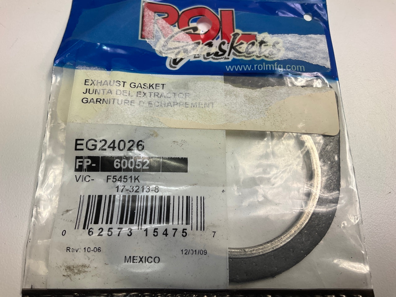 Rol Gasket EG24026 Exhaust Manifold Flange Gasket