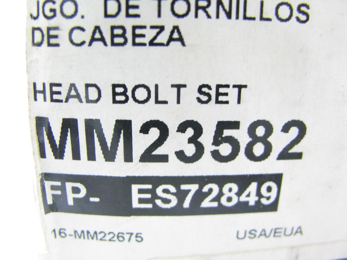 Rol Gasket MM23582 Cylinder Head Bolt Kit ES72849