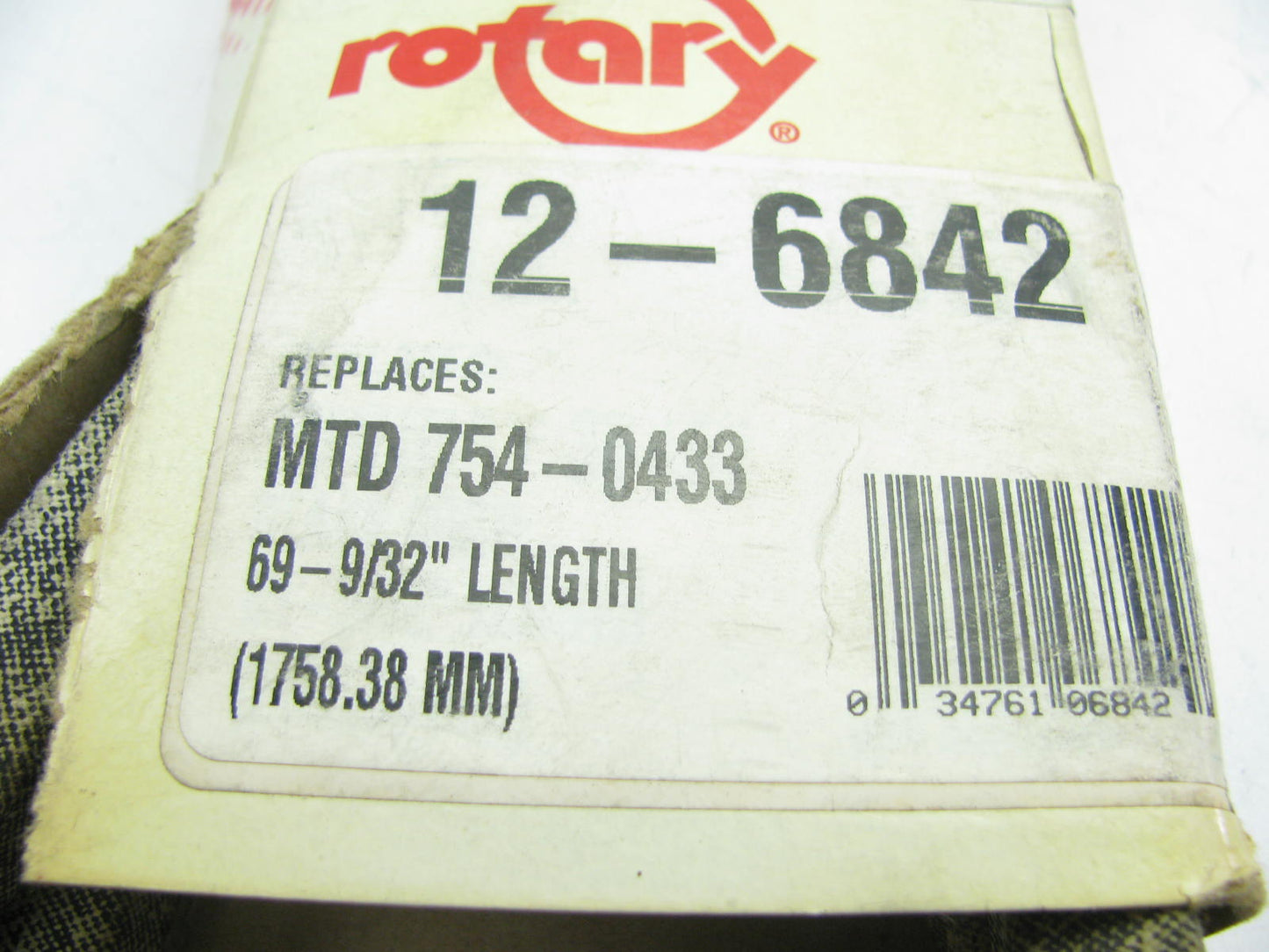 Rotary 12-6842 Power Equipment Accessory Drive Belt - 5/8'' X 69.875''