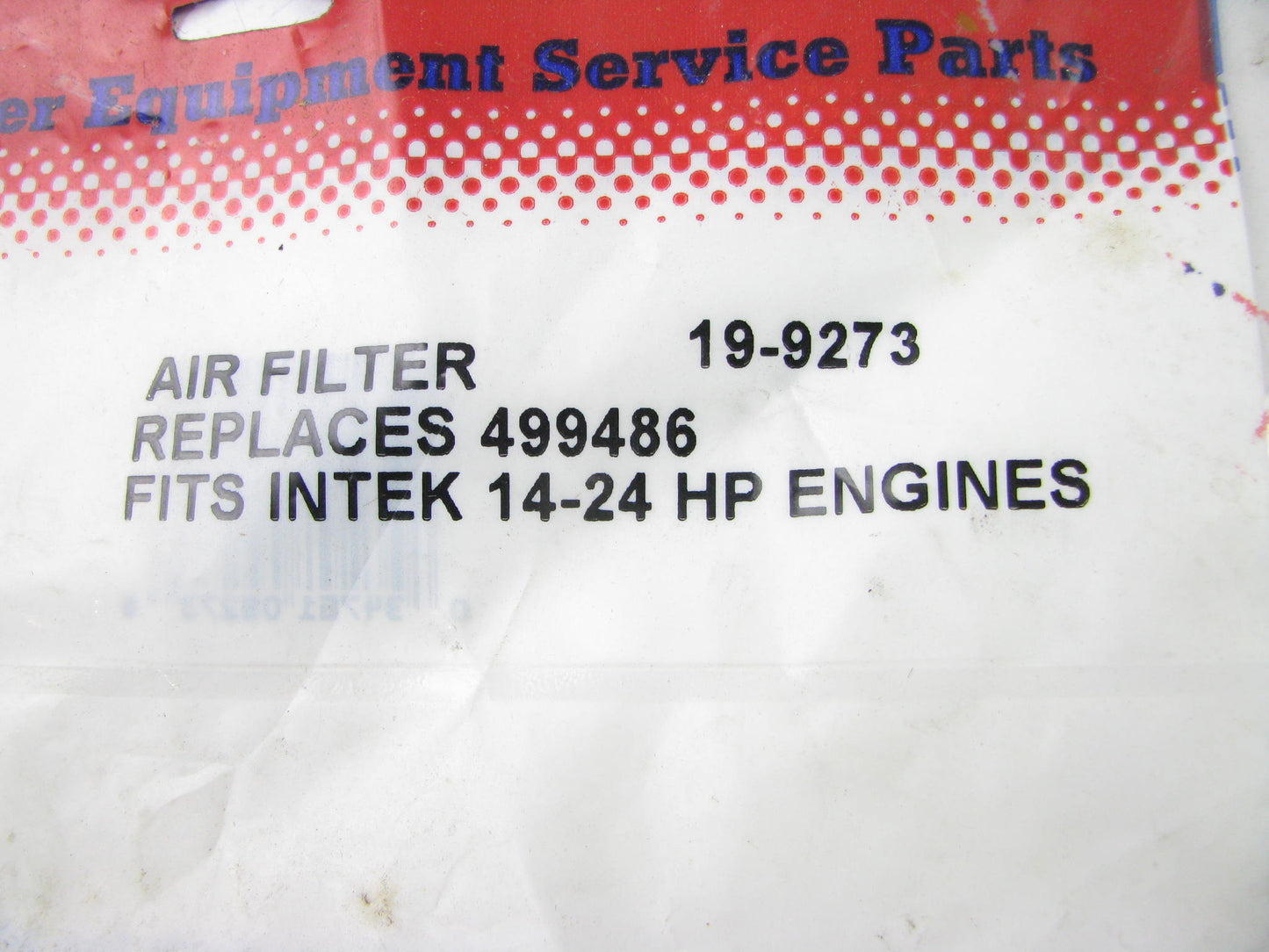 (2) Rotary 19-9273 Air Filter For Intek 14-24 HP Engines