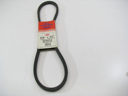 Rotary 858043 Lawn & Garden Power Equipment Accessory Drive Belt - 5/8'' X 43''