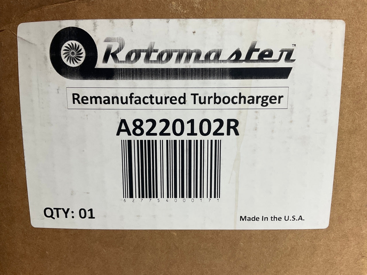 REMAN Rotomaster A8220102R Turbocharger Turbo 2007-2009 Sprinter 2500 3500 3.0L
