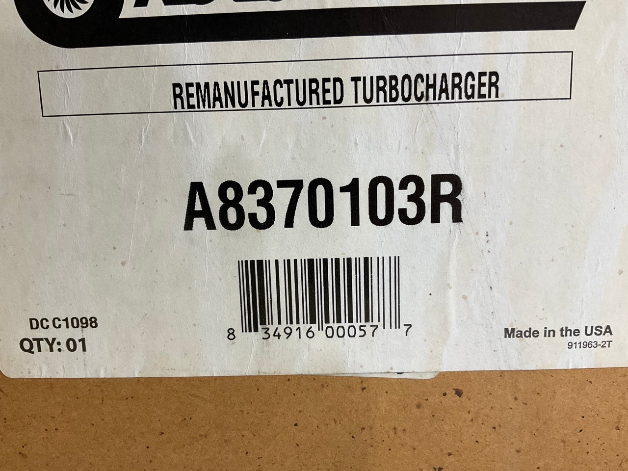 REMAN Rotomaster A8370103R Turbocharger Turbo 05-07 Ford 6.0L Powerstroke Diesel