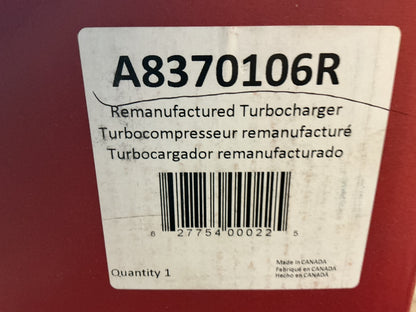REMAN. Rotomaster A8370106R Turbocharger Turbo - 2007-2010 6.6L GM DURAMAX